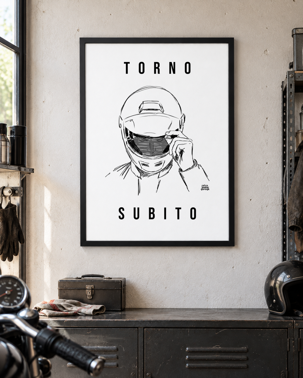 Poster «Torno subito — Integrale» — formato verticale — RetroPosterGarage