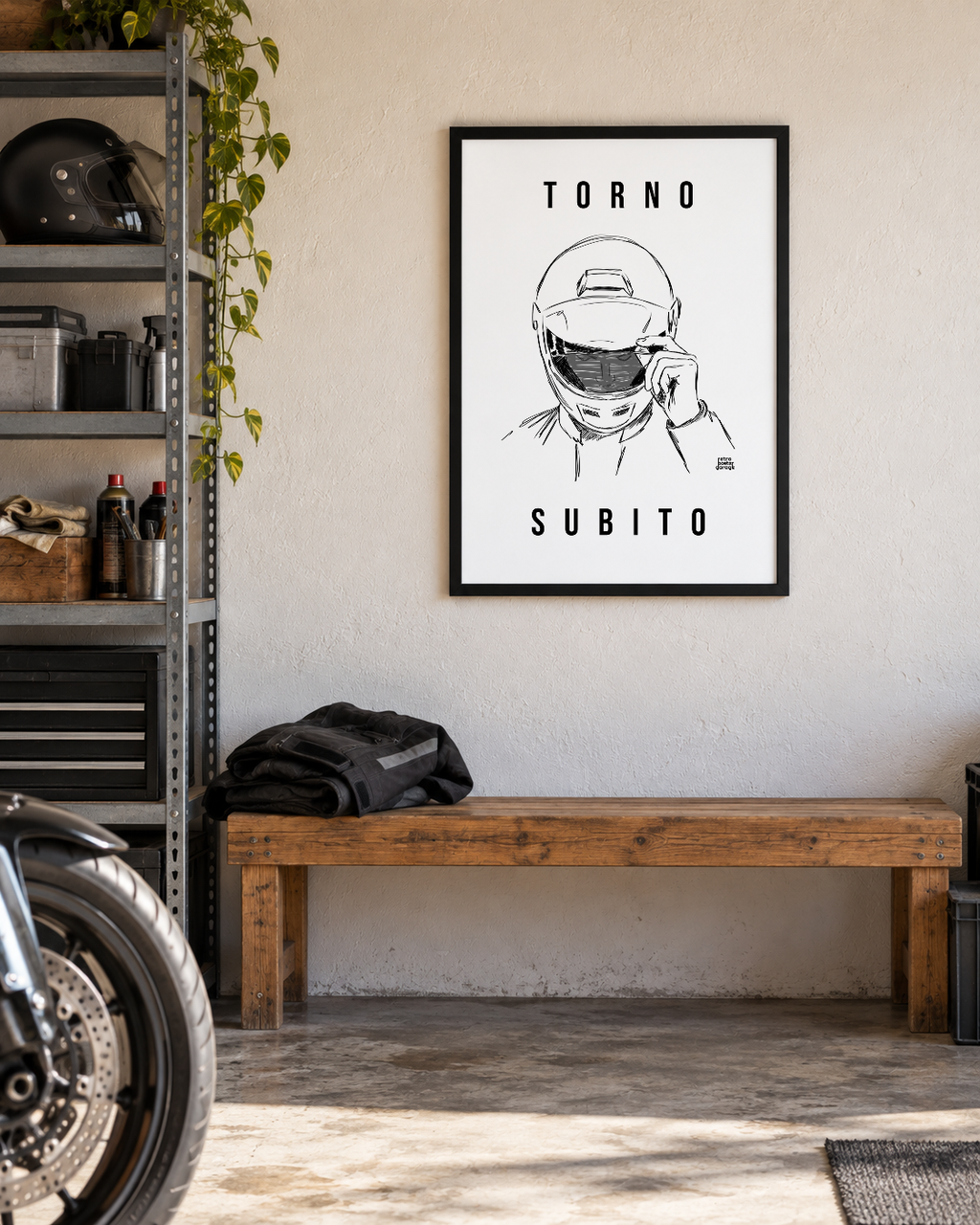 Poster «Torno subito — Integrale» — formato verticale — RetroPosterGarage