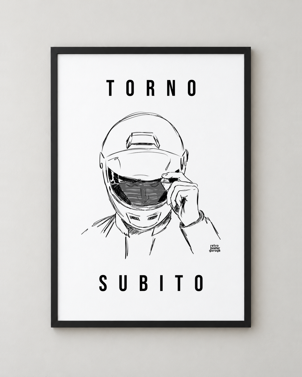 Poster «Torno subito — Integrale» — formato verticale — RetroPosterGarage