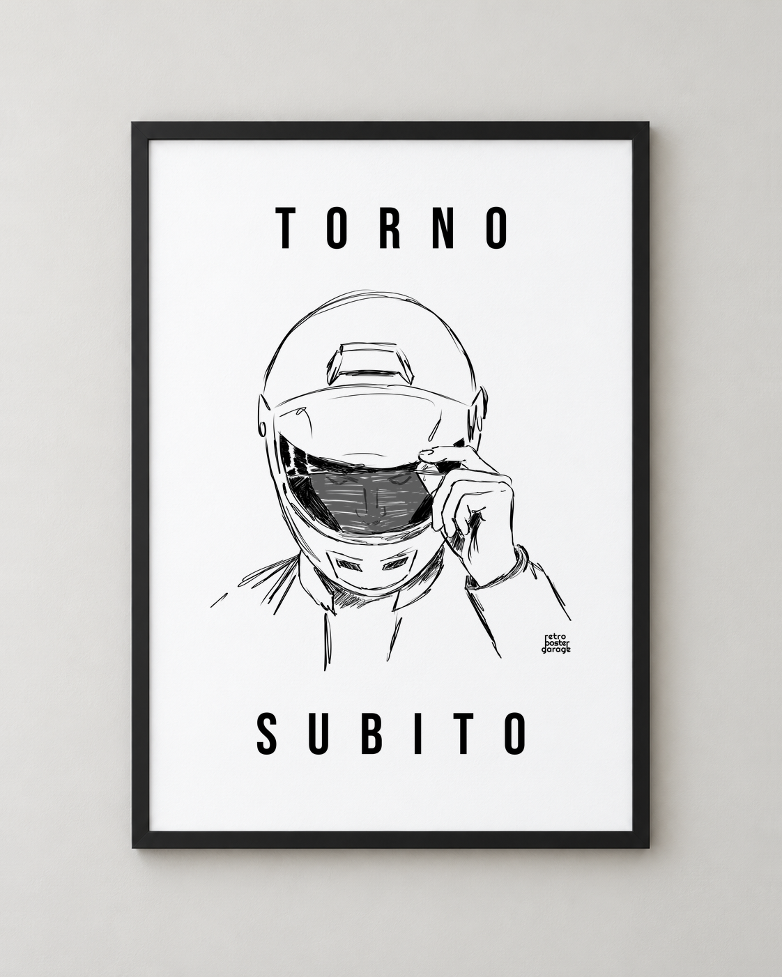 Poster «Torno subito — Integrale» — formato verticale — RetroPosterGarage